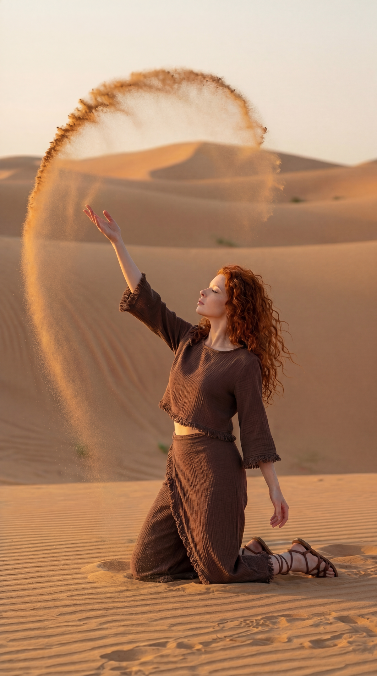 Bohemian Muslin Two Piece Set – Effortless Layered Look